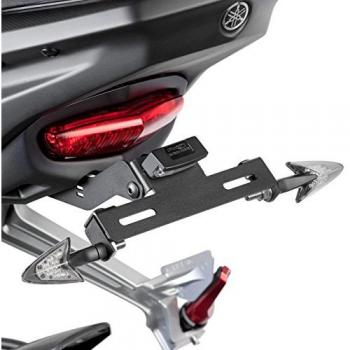 Portamatriculas + Luz Yamaha MT-125 15-17 Puig negro