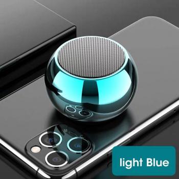 Altavoz Inalámbrico Bluetooth Portátil Multifunción TWS de Acero Redondo para Deportes al Aire Libre 2022