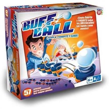Play Fun-Juego Puff Ball CREA Tus PROPIAS Pistas, Multicolor