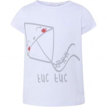 Tuc Tuc Camiseta Punto Blanca NIÑA BÁSICOS S19, Niñas, 5, 6 años