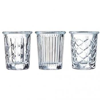 Set de Vasos de Vidrio Transparente Arcoroc New York 34 ml (6 Piezas)