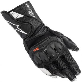 Alpinestars SP-8 V3 Motorcycle Gloves - Black/White/Bright Red