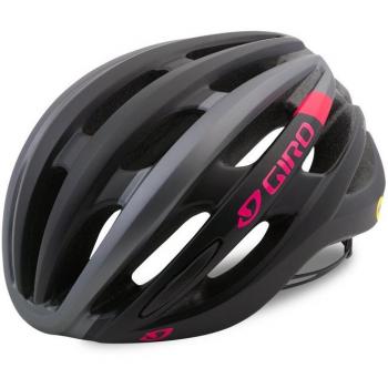 Giro Saga MIPS Casco, Mujer, Mat Black Pink, Small