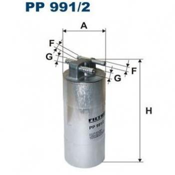 Filtron PP991/2 Inyección de Combustible
