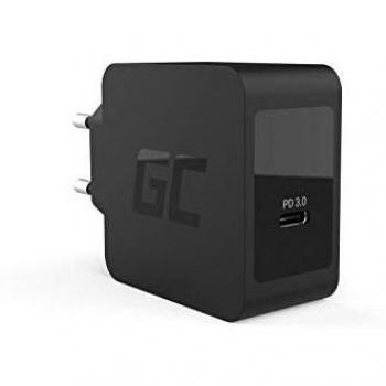 Green Cell CHAR07 Cargador de Dispositivo Móvil Universal Negro Corriente Alterna Interior con Cable USB