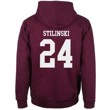 Beacon Hills Stilinski Lahey Lacrosse Mccall Sudadera de lacrosse con capucha Stilinski 24 Medium
