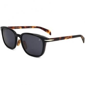 David Beckham 7081FS Unisex Sleek Sunglasses - Black/Brown, One Size