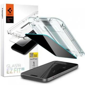 Protector de Pantalla Spigen Glas.tR Ez Fit Privacy 9H para iPhone 15 Pro