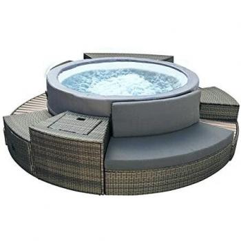 Sauna Portátil Semirígida Netspa Octopus 4+2 Plazas - Calentador/Filtro Portátil - Volumen 1000l - Dimensiones 193x73cm - Modelo 2022