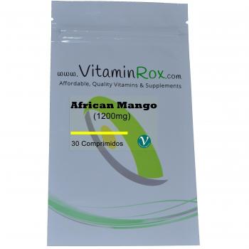 Mango Africano [1200mg] - 30 Comprimidos Resealabe Foil Paquete | Pérdida de Peso | Dieta Suplemento [African Mango]