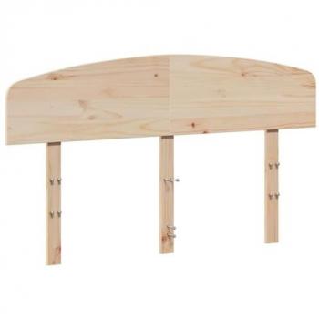 Cabecero de madera maciza de pino 150 cm Marrón vidaXL