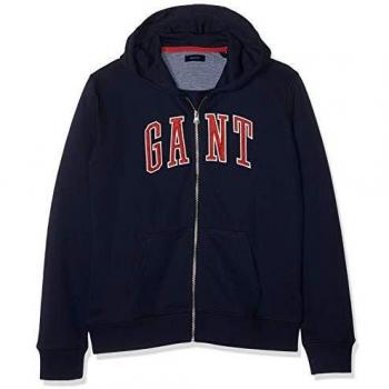 GANT TB Full Zip Sweat Hoodie Capucha, Azul