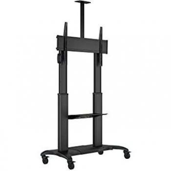 Soporte de Piso Móvil Multibrackets HD XXL Ajustable 2,54 m (100) con Estante para Medios y Soporte para Cámara