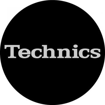 Magma Technics Simple T2 Slipmat Set - Black/Silver Logo for Turntables