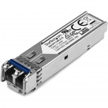 StarTech.com Cisco Meraki MA-SFP-1GB-LX10 Compatible SFP Module, 1000BASE-LX Fiber Optical Transceiver, MASFP1GBLX10