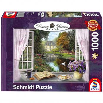 Castle Gardens View Puzzle - 1000 Pieces by Schmidt