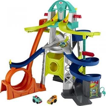 Fisher-Price Little People Launch & Loop Raceway Track with Launcher and Loops