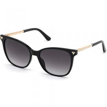 Guess GU7684-S 05B 56 Cat Eye Sunglasses, Female, Multicolor Injected, Size: ONE SIZE, Black Smoke Gradient