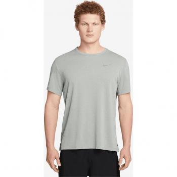 Camiseta de running Nike Miler Dri-FIT UV de manga corta para hombre en color gris, talla XL