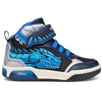 Geox J INEK BOY High-top Trainers for Boys in Blue