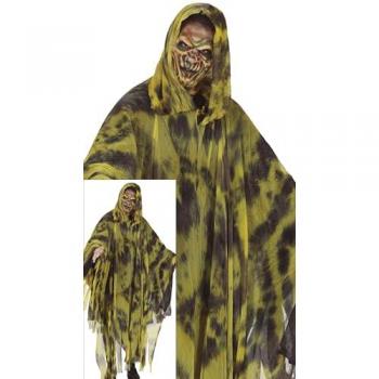 Disfraz de Fantasma Amarillo para Hombre - Túnica de Parca Asesina con Capucha - Talla Adulto L