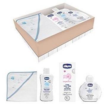 Set cosmética bebé +capa de baño Azul