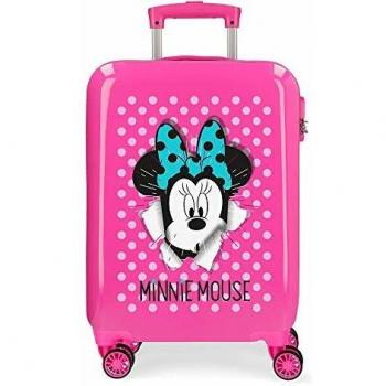Disney Minnie Sunny Day Maleta de cabina Rosa 37x55x20 cms Rígida ABS Cierre combinación 34L 2,6Kgs 4 Ruedas dobles Equipaje de Mano