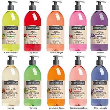 Savon liquide de marseille fleur d'oranger 1l
