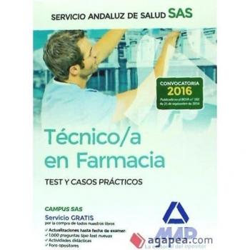 Técnico en Farmacia del Servicio Andaluz de Salud. Test y casos prácticos - 7 EDITORES;PIÑA RUIZ, DOLORES;GARCIA BERMEJO, Mª JOSE;TORRES FONSECA, FRANCISCO JESUS;GOMEZ AYALA, ADELA EMILIA;SOUTO FERNÁNDEZ, RAFAEL SANTIAGO