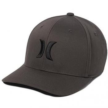Hurley Gorra One & Only Gris - Gorra, color gris, diseño clásico One & Only, ajuste ajustable, logotipo Hurley en la parte frontal