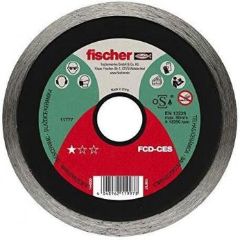 Fischer 512874 Disco FCD-CES 115 X 1,6 X 22, Diamante, Negro, 115x1,6x22,23