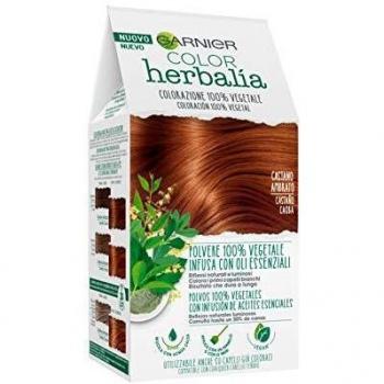 Garnier Herbalia Coloración 100% Vegetal - Castaño Caoba, disponible en 6 tonos