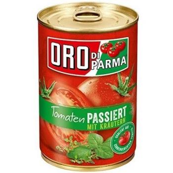 Oro Di Parma Tomates Pasa con hierbas, 6 pack