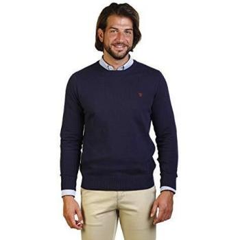 THE TIME OF BOCHA Jersey Hombre Cuello Caja JI1JCAJA-Marino Talla XL