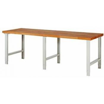 Banco de trabajo Eurokraft Pro Serie 7000, extrabreve, 2500 x 900 mm