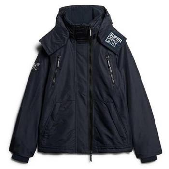 Chaqueta cortavientos con capucha Superdry Mtn Eclipse Navy para hombre