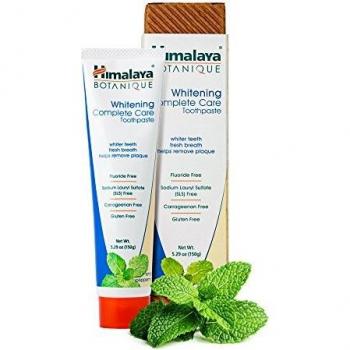 Himalaya Botanique - Pasta de dientes para blanquear, Menta, 150g