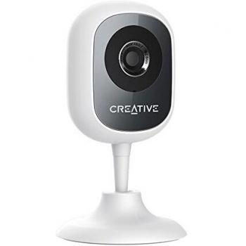Creative Labs Live! CAM IP SmartHD - Cámara de vigilancia por WiFi, Color Blanco