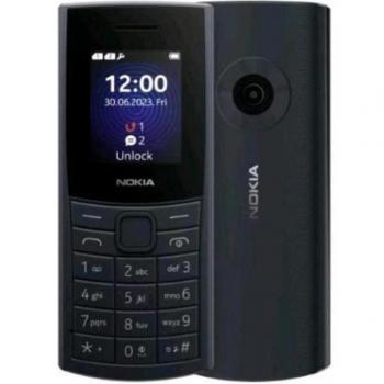 Nokia 110 4G (2023) Dual SIM Azul Medianoche, Pantalla 1.8, 128MB RAM, Cámara 0.10MP, Radio FM