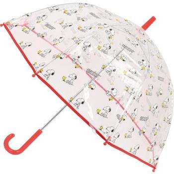 Paraguas Cúpula Transparente 48 cm Motivo Snoopy Friends Forever
