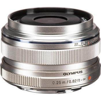 Olympus M.Zuiko 17mm f/1.8 Silver Wide-Angle Lens for Micro Four Thirds