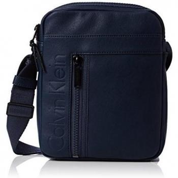 CALVIN KLEIN ACCESSORI Ashton Reporter, Bolso Para Hombre, Azul, OS