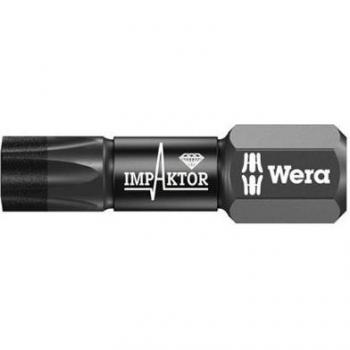 Puntas Impaktor TORX 867/1 IMP DC T40, 10 piezas, longitud 25 mm, 1/4 (C6.3), para uso con herramientas de impacto, Wera 05057627001