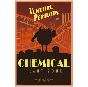 Poster Sonic The Hedgehog - Venture Perilous Chemical Plant Zone