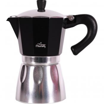 Cafetera Espresso de Aluminio Any Morning, Moka Pot 240 ml Cobre