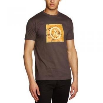 Le Vert Sacr Lambda Logo - Camiseta de manga corta para hombre, Carbón, Large