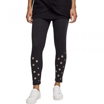 Urban Classics Women's Flamed Eyelet Leggings