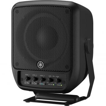 Yamaha STAGEPAS 100BTR Battery-Powered Portable PA System with 6.5 Speakers and 3-Channel Mixer
