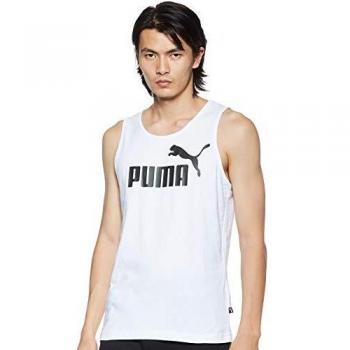 PUMA ITALIA SRL Essentials Tank Camiseta de Tirantes, Hombre, Blanco
