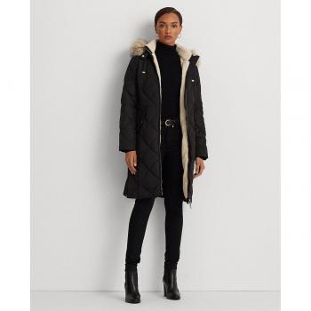 Lauren Ralph Lauren - Parka de mujer con capucha de pelo